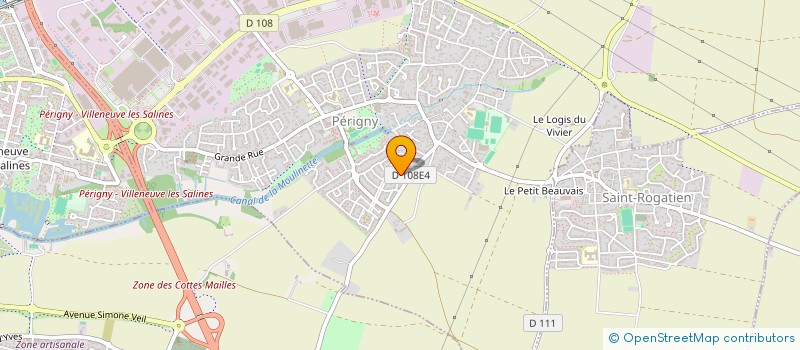 localisation de l'entreprise SCI LA ROSE DES SABLES  PERIGNY