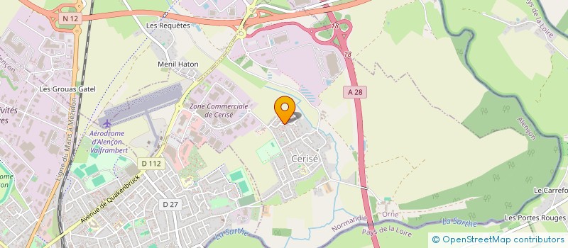 localisation de l'entreprise SCI LA ROSE DES SABLES à CERISE