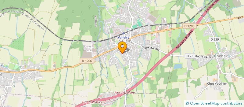 localisation de l'entreprise SCI LA ROSE DES VENTS  CHENEX