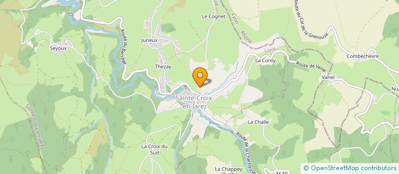 localisation de l'entreprise SCI LA ROSE DES VENTS  SAINTE-CROIX-EN-JAREZ