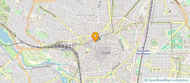 localisation de l'entreprise SCI LA ROSE DES VENTS à DIJON