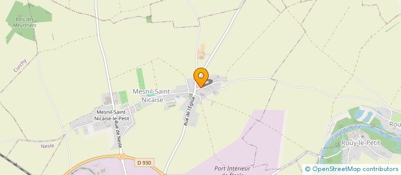 localisation de l'entreprise SCI LA ROSE DES VENTS  MESNIL-SAINT-NICAISE