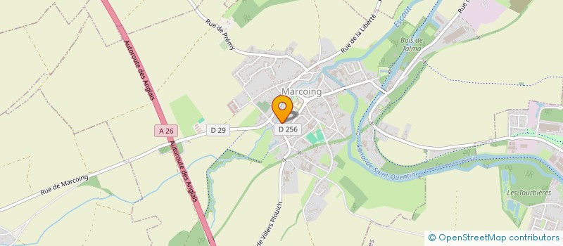 localisation de l'entreprise SCI LA ROSE DES VENTS  MARCOING