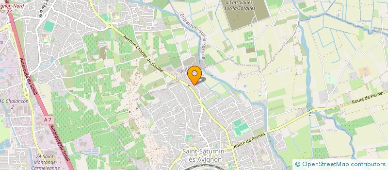 localisation de l'entreprise SCI LA ROSE DU LION D'OR  SAINT-SATURNIN-LES-AVIGNON