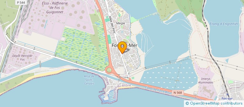 localisation de l'entreprise SCI LA ROSE FOSSENNE  FOS-SUR-MER