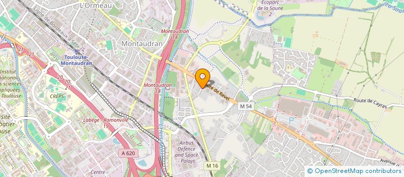 localisation de l'entreprise SCI LA ROSE POURPRE à TOULOUSE