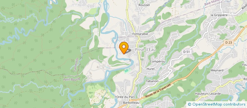 localisation de l'entreprise SCI LA ROSE ROUGE à PETIT-BOURG