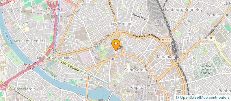 localisation de l'entreprise SCI LA ROSE THE à TOULOUSE