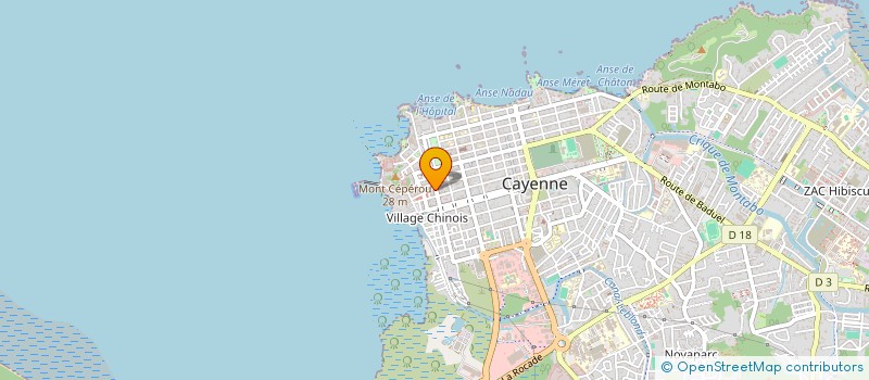 localisation de l'entreprise SCI LA ROSEE à CAYENNE