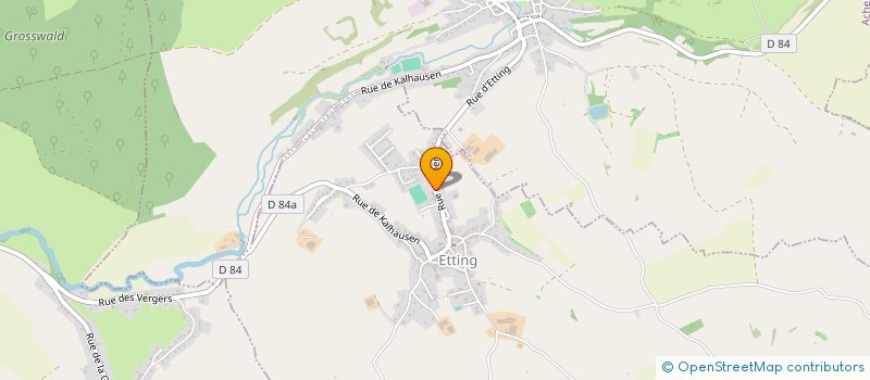 localisation de l'entreprise SCI LA ROSELIE  ETTING