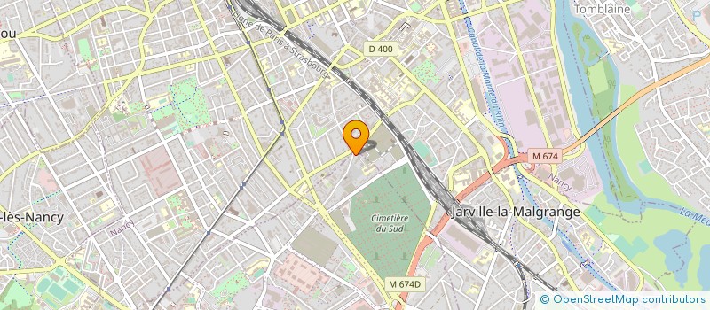 localisation de l'entreprise SCI LA ROSERAIE  VANDUVRE-LES-NANCY