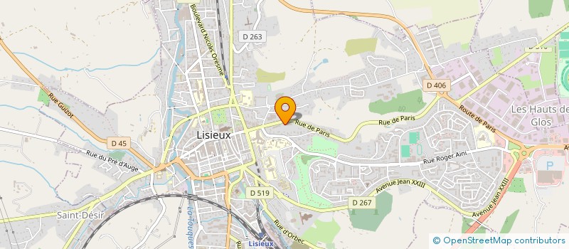 localisation de l'entreprise SCI LA ROSERAIE à LISIEUX