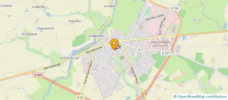 localisation de l'entreprise SCI LA ROSERAIE à LYS-HAUT-LAYON