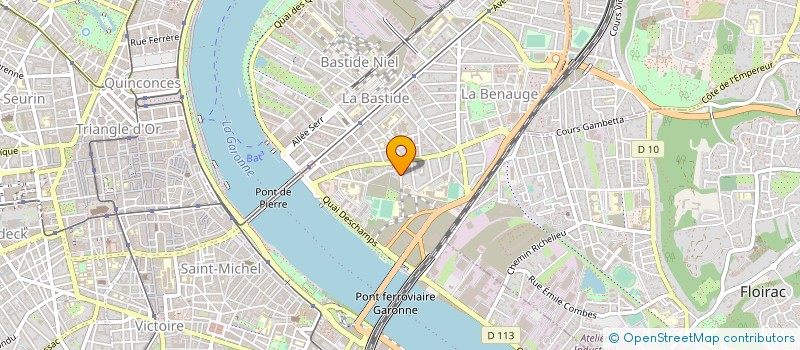 localisation de l'entreprise SCI LA ROSERAIE  BORDEAUX