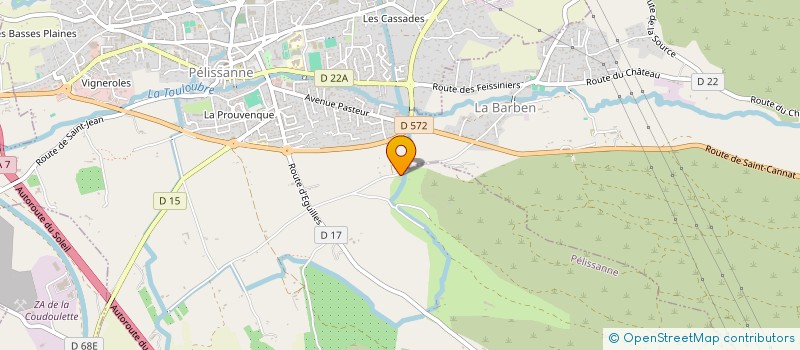 localisation de l'entreprise SCI LA ROSERAIE à TRETS
