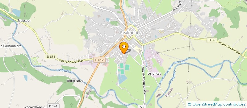 localisation de l'entreprise SCI LA ROSERAIE  PUYGOUZON