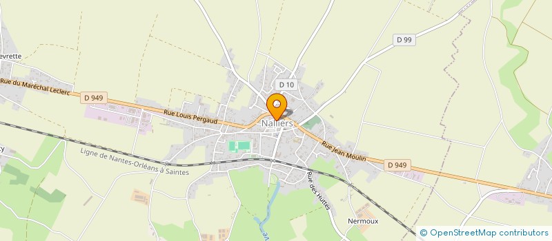 localisation de l'entreprise SCI LA ROSERAIE  NALLIERS