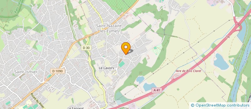 localisation de l'entreprise SCI LA ROSERAIE  SAINT-NAZAIRE-LES-EYMES