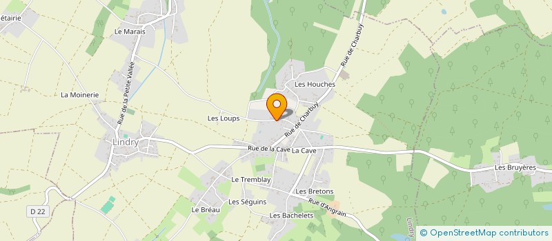 localisation de l'entreprise SCI LA ROSERAIE  LINDRY