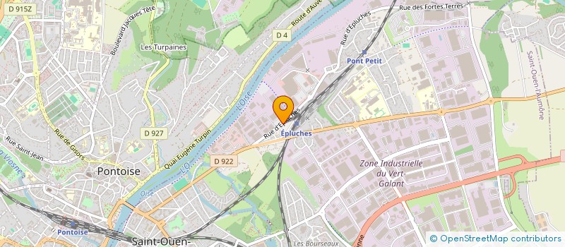 localisation de l'entreprise SCI LA ROSERAIE à SAINT-OUEN-L'AUMONE