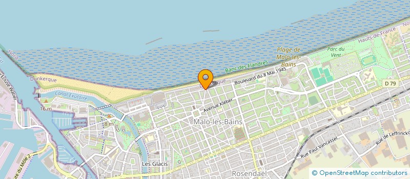 localisation de l'entreprise SCI LA ROSERAIE à DUNKERQUE