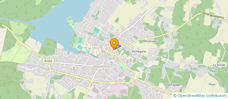 localisation de l'entreprise SCI LA ROSERAIE  SOUSTONS