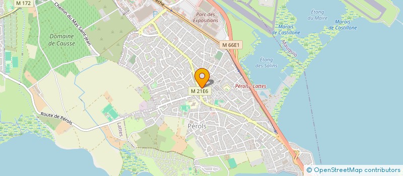 localisation de l'entreprise SCI LA ROSERAIE à PEROLS