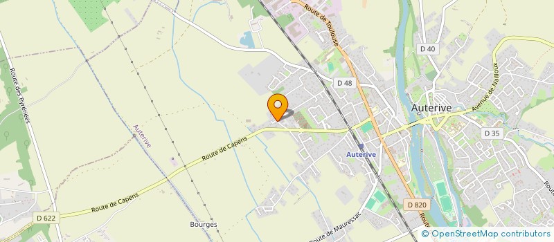 localisation de l'entreprise SCI LA ROSERAIE  AUTERIVE