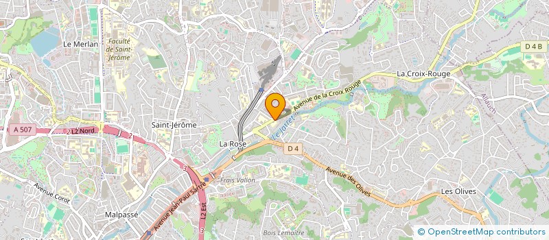 localisation de l'entreprise SCI LA ROSERAIE à MARSEILLE