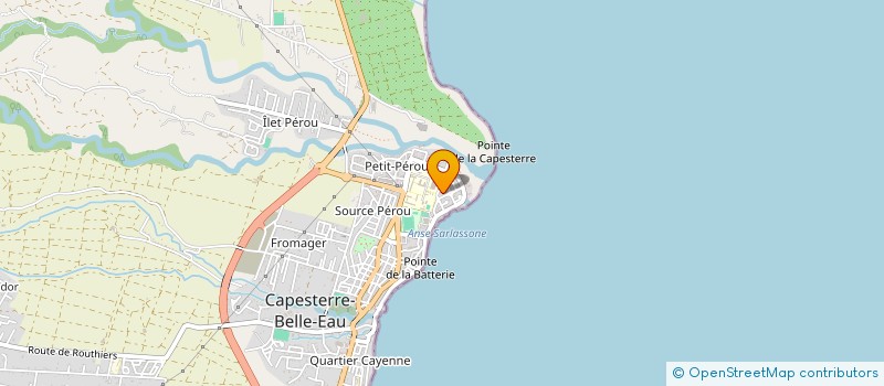 localisation de l'entreprise SCI LA ROSERAIE à CAPESTERRE-BELLE-EAU