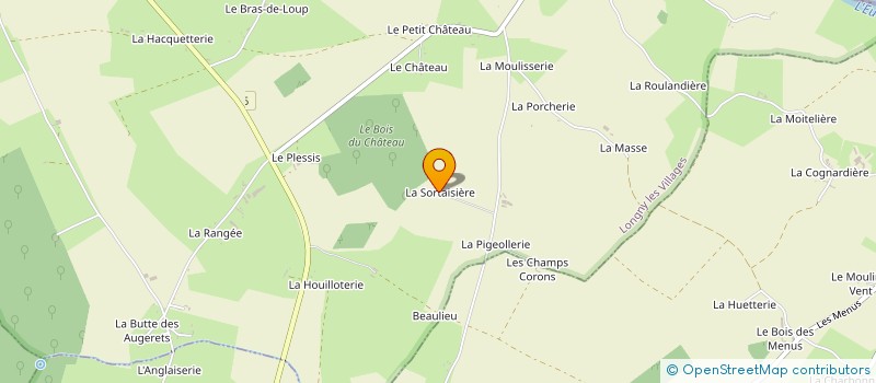 localisation de l'entreprise SCI LA ROSERAIE à LONGNY LES VILLAGES