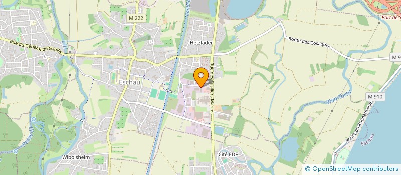 localisation de l'entreprise SCI LA ROSERAIE  ESCHAU