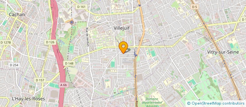 localisation de l'entreprise SCI LA ROSERAIE à VILLEJUIF