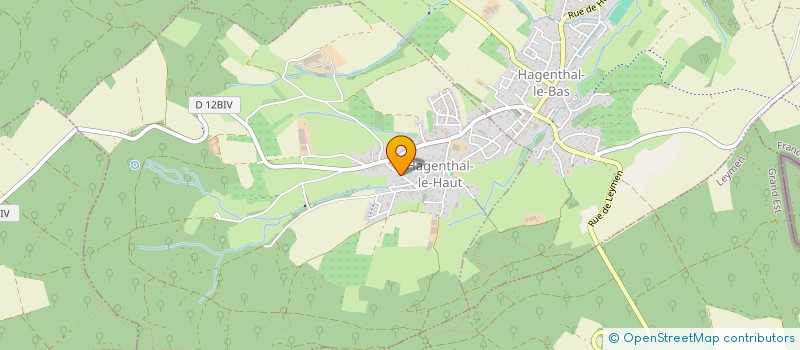 localisation de l'entreprise SCI LA ROSERAIE  HAGENTHAL-LE-HAUT