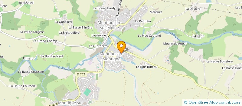 localisation de l'entreprise SCI LA ROSERAIE à SEVREMOINE