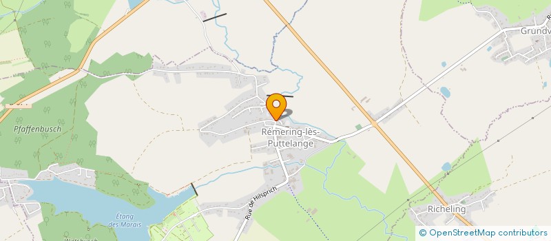 localisation de l'entreprise SCI LA ROSERAIE  REMERING-LES-PUTTELANGE