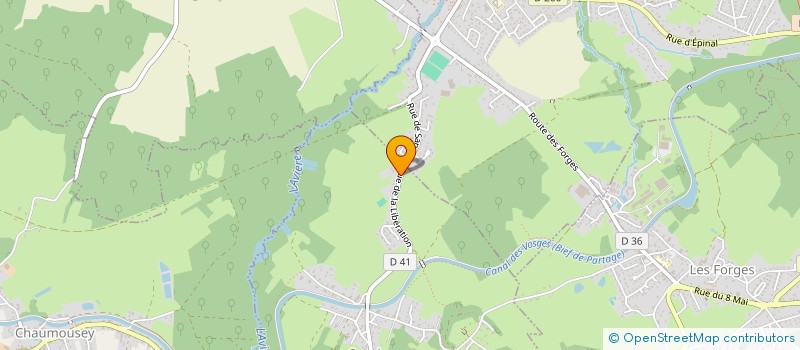 localisation de l'entreprise SCI LA ROSERAIE  SANCHEY