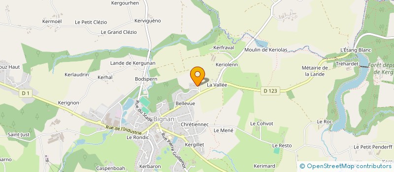 localisation de l'entreprise SCI LA ROSERAIE  BIGNAN