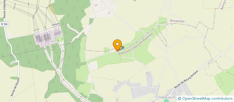 localisation de l'entreprise SCI LA ROSERAIE  FLANCOURT-CRESCY-EN-ROUMOIS