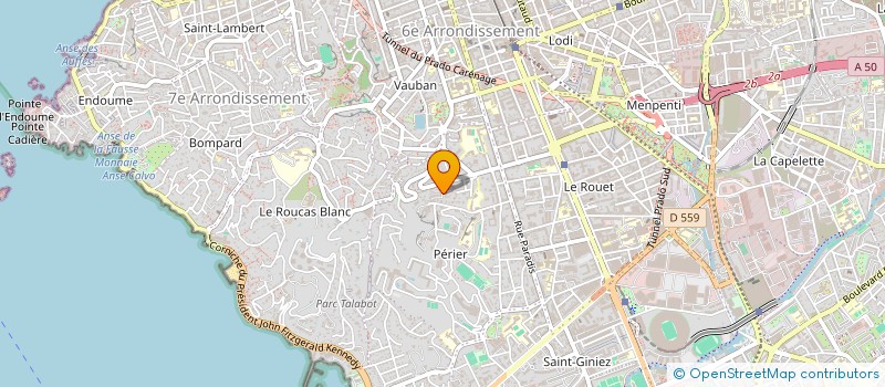 localisation de l'entreprise SCI LA ROSERAIE à MARSEILLE