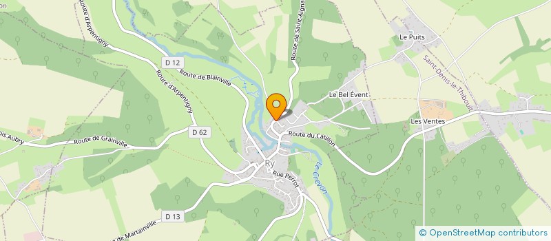 localisation de l'entreprise SCI LA ROSERAIE NORMANDE  RY