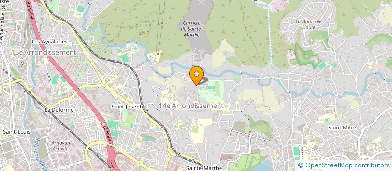 localisation de l'entreprise SCI LA ROSERIE à MARSEILLE 14EME