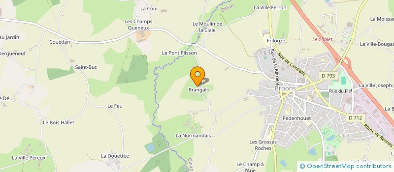 localisation de l'entreprise SCI LA ROSETTE  BROONS