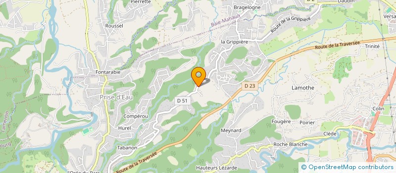 localisation de l'entreprise SCI LA ROSIERE à PETIT-BOURG