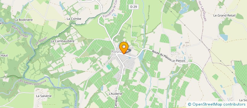 localisation de l'entreprise SCI LA ROSNAYSIENNE à ROSNAY