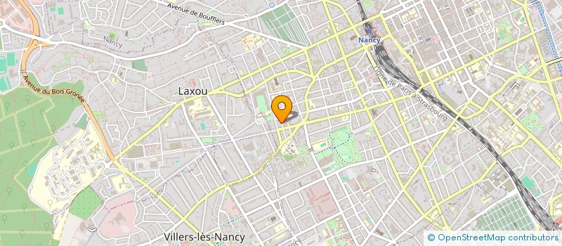 localisation de l'entreprise SCI LA ROSOIRE  NANCY