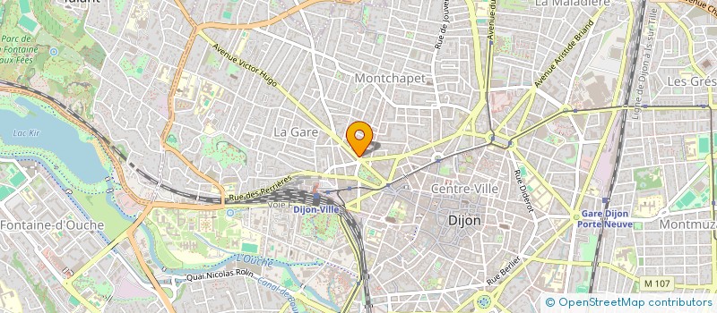 localisation de l'entreprise SCI LA ROTONDE 19 à DIJON