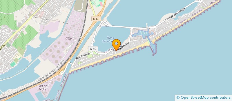 localisation de l'entreprise SCI LA ROTONDE à FRONTIGNAN