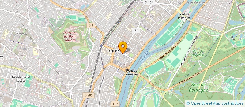 localisation de l'entreprise SCI LA ROTONDE à SURESNES