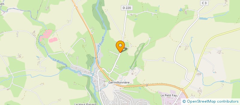 localisation de l'entreprise SCI LA ROTONDE  SAINT-DENIS-DE-GASTINES